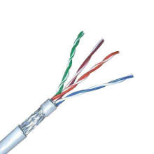 Hot sale ftp 100m/roll  bare solid copper wire cat6 lan cable ethernet cables cat6 network cable